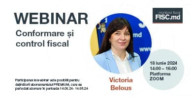 Webinar 3, GRATUIT: „Conformare și control fiscal”