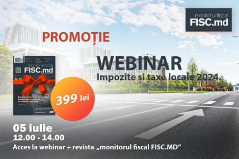 Webinar 399 lei: „Impozite și taxe locale 2024”, 5 iulie!
