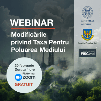 Sesiune de informare: Modificările privind taxa pentru poluarea mediului începând cu 01 ianuarie 2025