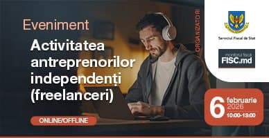 Te invităm la un eveniment informativ dedicat freelancerilor 