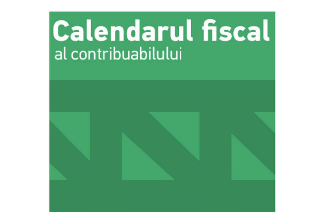 Calendarul fiscal al contribuabilului pentru luna decembrie  2018