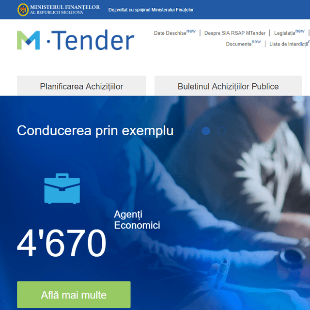 MTender: noua versiune, lansată