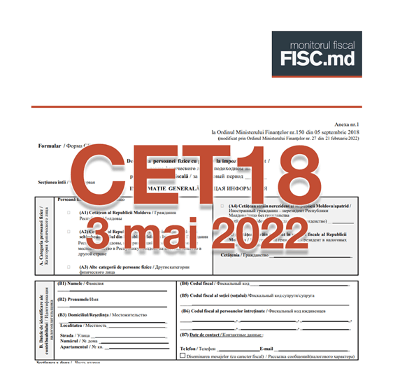 Peste 15 zile expiră termenul-limită de depunere a CET18 pentru anul 2021