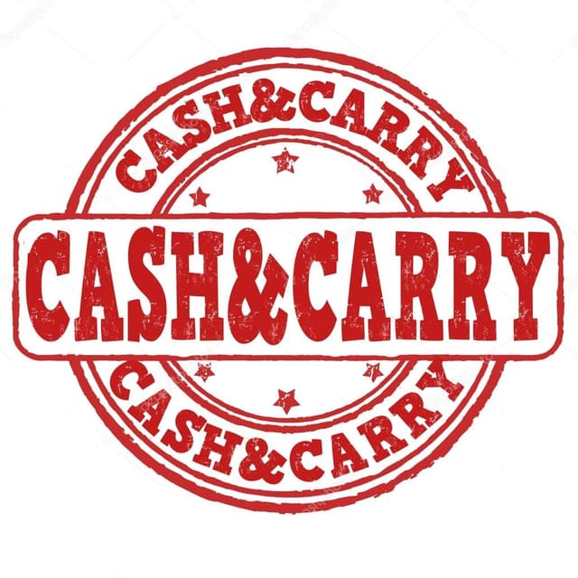 Правила торговли cash and carry