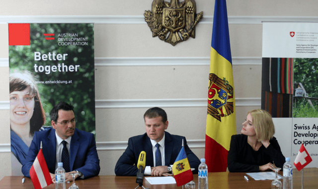 Elveția și Austria donează Republicii Moldova patru milioane de euro pentru un proiect de alimentare cu apă