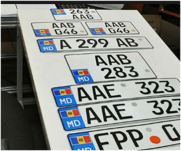 Venituri de milioane în urma eliberării plăcuțelor noi de înmatriculare