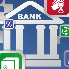 Наименование филиала банка, расположенного внутри торгового центра, и сбор за рекламные устройства