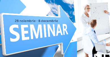 Graficul seminarelor organizate de către SFS în perioada 28 noiembrie – 08 decembrie
