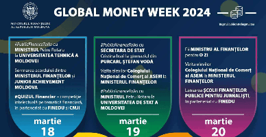 Global Money Week 2024: Ministerul Finanțelor organizează un șir de activități în perioada 18-22 martie 2024