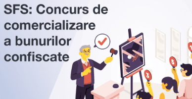 5 septembrie – concurs de comercializare a bunurilor confiscate