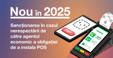 Politica bugetar-fiscală și vamală pentru anul 2025: sancționarea în cazul nerespectării obligației de instalare a POS