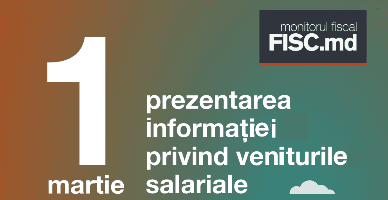 1 martie - termenul în care angajatorul urmează să prezinte angajatului informația cu privire la venit