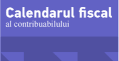 Calendarul fiscal al contribuabilului pentru luna iunie 2025