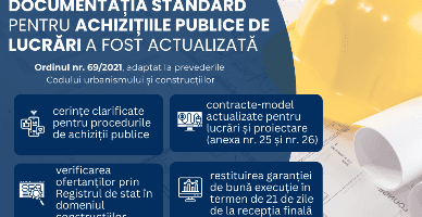 Modificări importante în achizițiile publice de lucrări