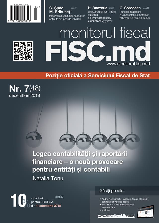 monitorul fiscal FISC.md