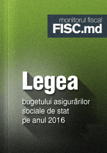 Legea bugetului asigurărilor sociale de stat pe anul 2016